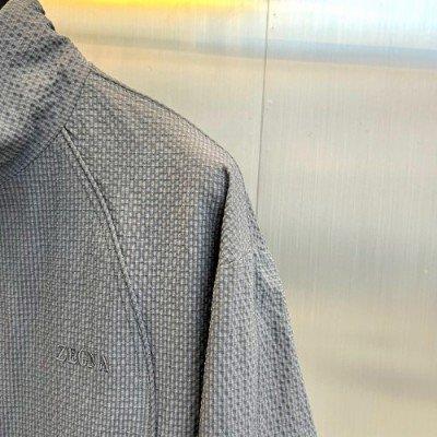 wholesale quality zegna suede leather coat model no. 32